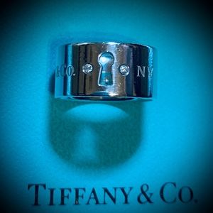 Tiffany & Co. Sterling Silver and Diamond Ring